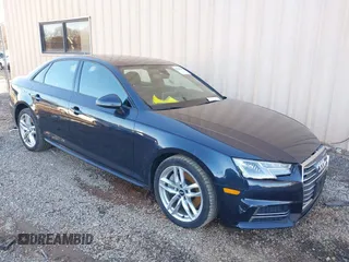 2017 Audi A4 Season of Audi Premium with VIN WAUDNAF41HN041235, listed as a IAAI auction lot 41136289 with 46,754 mi miles. Bid and sale history available at carsss.com. Image 1.