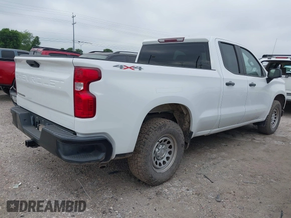 2020 Chevrolet Silverado 1500 Work Truck with VIN 1GCRYAEF8LZ177155, listed as a IAAI auction lot 42223021 with 41,381 mi miles and . Bid and sale history available at DreamBid. Image 4.