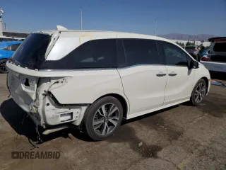 2019 Honda Odyssey Elite with VIN 5FNRL6H95KB041703, listed as a Copart auction lot 63347465 with 77,829 mi miles and Salvage title. Bid and sale history available at DreamBid. Image 3.