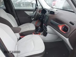 2016 Jeep Renegade Latitude with VIN ZACCJBBT5GPD29715, listed as a IAAI auction lot 41211353 with 54,924 mi miles and . Bid and sale history available at DreamBid. Image 5.