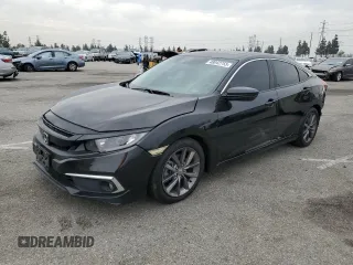 2020 Honda Civic Sedan EX with VIN 19XFC1F33LE207731, listed as a Copart auction lot 48042755 with 69,956 mi miles and Salvage Title. Bid and sale history available at carsss.com. Image 1.
