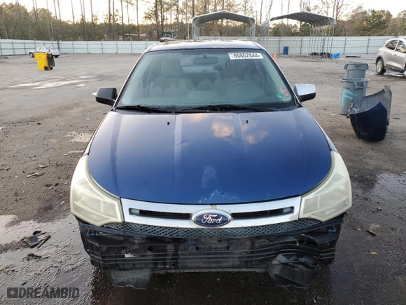2008 Ford Focus SE with VIN 1FAHP35N98W158159, listed as a Copart auction lot 86862844 with 256,149 mi miles and Salvage Title. Bid and sale history available at carsss.com. Image 5.