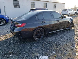 2024 BMW 3 Series M340i xDrive with VIN 3MW49FF00R8E53312, listed as a Copart auction lot 87704185 with 0 mi miles and Salvage Title. Bid and sale history available at carsss.com. Image 3.