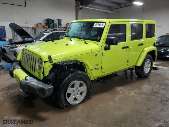2016 Jeep Wrangler Unlimited 75th Anniversary with VIN 1C4BJWEG4GL290038, listed as a Copart auction lot 49796915 with 102,743 mi miles and Salvage Title. Bid and sale history available at carsss.com. Image 1.