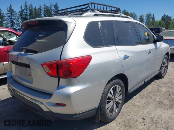 2017 Nissan Pathfinder SV z VIN 5N1DR2MN4HC671007, wystawiony jako IAAI lot #42730317 z przebiegiem 139 669 mil mil oraz . Historia ofert i sprzedaży dostępna na DreamBid. Obrazek 4.