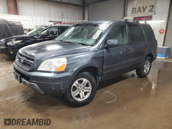 2005 Honda Pilot EX with VIN 5FNYF18445B023353, listed as a Copart auction lot 52409725 with 151,078 mi miles and Salvage Title. Bid and sale history available at DreamBid. Image 1.
