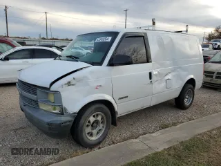 1998 Chevrolet Astro Cargo Van with VIN 1GCDM19W3WB101873, listed as a Copart auction lot 83349264 with 0 mi miles and Salvage Title. Bid and sale history available at carsss.com. Image 1.