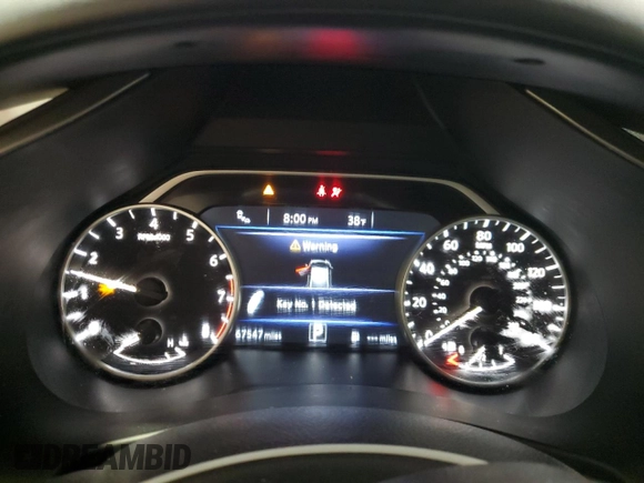 2021 Nissan Murano SL with VIN 5N1AZ2CS2MC140084, listed as a Copart auction lot 88408795 with 67,547 mi miles and Salvage Title. Bid and sale history available at DreamBid. Image 9.
