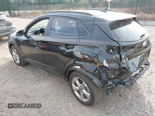 2023 Hyundai Kona SEL with VIN KM8K6CAB7PU038526, listed as a IAAI auction lot 40863364 with 3,642 mi miles and . Bid and sale history available at DreamBid. Image 3.