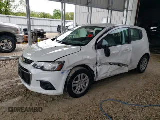2017 Chevrolet Sonic LT with VIN 1G1JG6SH0H4155666, listed as a Copart auction lot 54938285 with 128,746 mi miles and Salvage title. Bid and sale history available at DreamBid. Image 1.