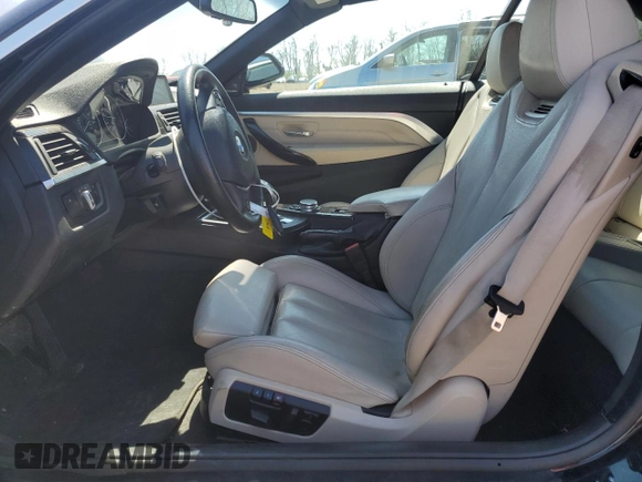 2015 BMW 4 Series 428i with VIN WBA3V7C56F5A24314, listed as a Copart auction lot 52144195 with 55,916 mi miles and Salvage Title. Bid and sale history available at carsss.com. Image 7.