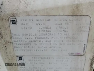 1990 Chevrolet Corvette z VIN 1G1YY2382L5115420, wystawiony jako Copart lot #57966615 z przebiegiem Nie podano mil oraz Tytuł czysty. Historia ofert i sprzedaży dostępna na DreamBid. Obrazek 12.