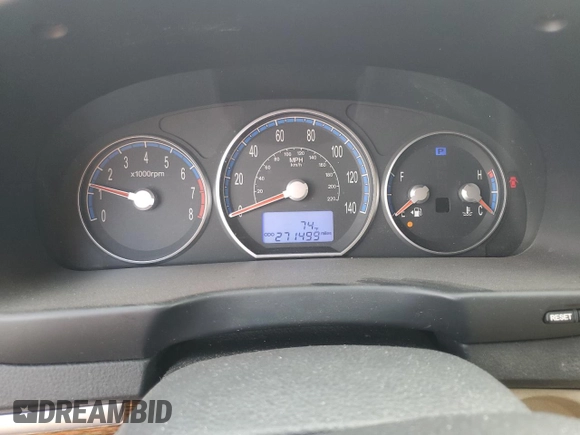 2009 Hyundai Santa Fe Limited with VIN 5NMSH13E99H256486, listed as a Copart auction lot 55620925 with 271,499 mi miles and Salvage title. Bid and sale history available at DreamBid. Image 9.