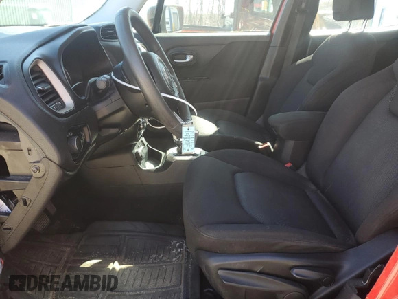 2017 Jeep Renegade Sport with VIN ZACCJBAB4HPG43818, listed as a Copart auction lot 53976885 with 122,789 mi miles and Salvage title. Bid and sale history available at DreamBid. Image 7.