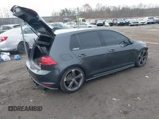 2015 Volkswagen Golf GTI SE with VIN 3VW5T7AU5FM102579, listed as a IAAI auction lot 41131577 with 97,894 mi miles. Bid and sale history available at carsss.com. Image 4.