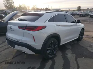 2022 Infiniti QX55 Essential with VIN 3PCAJ5K33NF106702, listed as a IAAI auction lot 41396756 with 20,580 mi miles and . Bid and sale history available at DreamBid. Image 4.