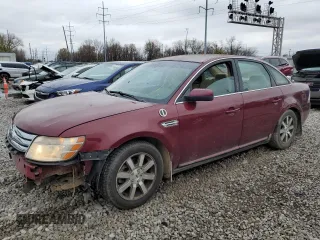 2008 Ford Taurus SEL with VIN 1FAHP24W48G124354, listed as a Copart auction lot 80499924 with 0 mi miles and Salvage Title. Bid and sale history available at carsss.com. Image 1.