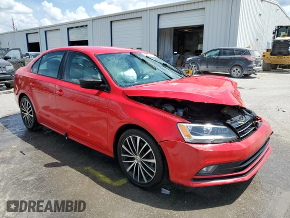 2016 Volkswagen Jetta Sport with VIN 3VWD17AJ8GM334232, listed as a Copart auction lot 54895815 with 146,515 mi miles and Salvage title. Bid and sale history available at DreamBid. Image 4.