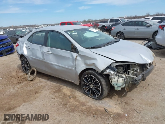 2016 Toyota Corolla L with VIN 5YFBURHE2GP465431, listed as a IAAI auction lot 41780567 with 190,566 mi miles and . Bid and sale history available at DreamBid. Image 1.