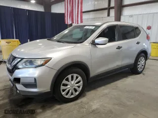 2017 Nissan Rogue S with VIN 5N1AT2MT3HC845474, listed as a Copart auction lot 52734115 with 123,666 mi miles and Clean Title. Bid and sale history available at carsss.com. Image 1.
