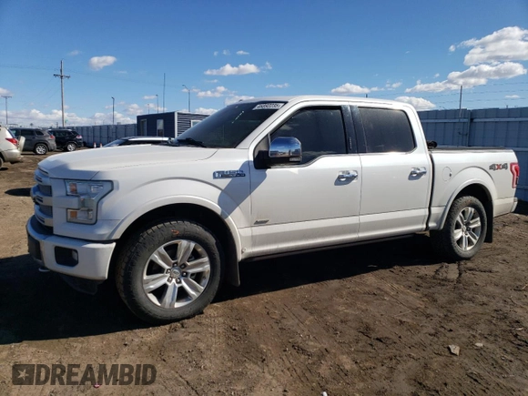 2017 Ford F-150 XL with VIN 1FTEW1EG3HFA74795, listed as a Copart auction lot 46892235 with 118,333 mi miles and Salvage Title. Bid and sale history available at carsss.com. Image 1.