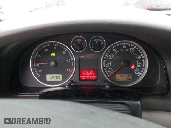 2003 Volkswagen Passat GL с VIN WVWMD63B03E307066, выставлен на аукционе Copart как лот 86142894 с пробегом 84 899 миль миль и Списание • Salvage title. История ставок и продаж доступна на DreamBid. Изображение 9.