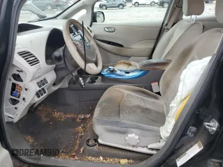 2011 Nissan LEAF SL with VIN JN1AZ0CPXBT005987, listed as a Copart auction lot 84307824 with 154,839 mi miles and Salvage Title. Bid and sale history available at carsss.com. Image 7.