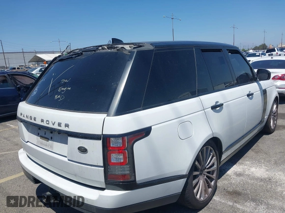 2017 Land Rover Range Rover z VIN SALGR2FVXHA377114, wystawiony jako IAAI lot #42283510 z przebiegiem 69 846 mil mil oraz . Historia ofert i sprzedaży dostępna na DreamBid. Obrazek 4.
