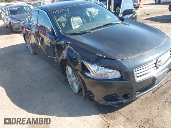 2014 Nissan Maxima S with VIN 1N4AA5AP2EC431588, listed as a IAAI auction lot 41959723 with 187,957 mi miles and . Bid and sale history available at DreamBid. Image 6.