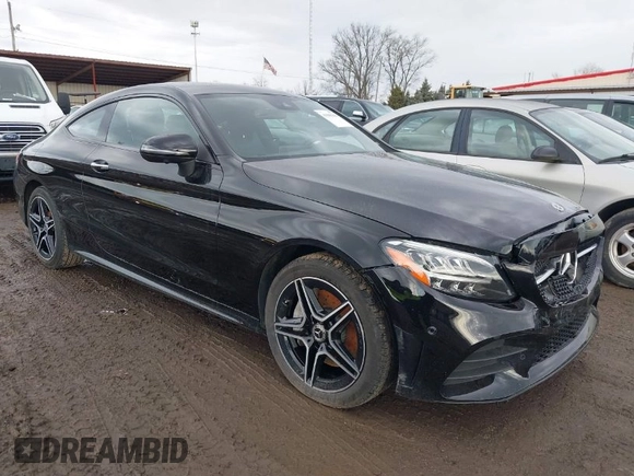 2023 Mercedes-Benz C 300 with VIN W1KWJ8EB9PG118121, listed as a IAAI auction lot 41588140 with 25,457 mi miles and . Bid and sale history available at DreamBid. Image 1.