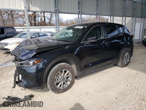 2023 Mazda CX-5 2.5 S Preferred Package with VIN JM3KFBCM2P0273945, listed as a Copart auction lot 46527055 with 21,555 mi miles and Salvage Title. Bid and sale history available at carsss.com. Image 1.