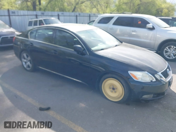 2007 Lexus GS 350 with VIN JTHBE96S270020606, listed as a IAAI auction lot 42099127 with 154,341 mi miles. Bid and sale history available at carsss.com. Image 1.