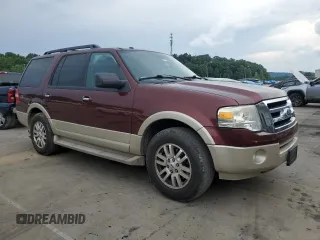 2010 Ford Expedition Eddie Bauer with VIN 1FMJU1H5XAEB72924, listed as a Copart auction lot 62545325 with 164,014 mi miles and Salvage title. Bid and sale history available at DreamBid. Image 4.