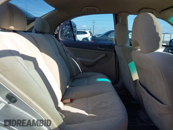 2005 Honda Civic LX with VIN 2HGES16545H596288, listed as a IAAI auction lot 41749449 with 256,090 mi miles and . Bid and sale history available at DreamBid. Image 8.