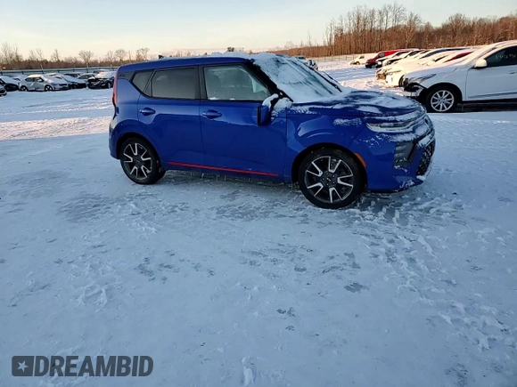2021 Kia Soul Turbo with VIN KNDJ53AF8M7738572, listed as a Copart auction lot 43379485 with 73,623 mi miles and Salvage Title. Bid and sale history available at DreamBid. Image 11.