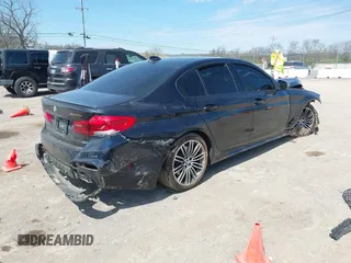 2019 BMW 5 Series M550i xDrive with VIN WBAJB9C51KB288853, listed as a IAAI auction lot 41905019 with Not provided miles and . Bid and sale history available at DreamBid. Image 4.