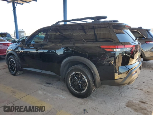 2023 Nissan Pathfinder Rock Creek with VIN 5N1DR3BD7PC270016, listed as a Copart auction lot 54060615 with 32,119 mi miles and Salvage title. Bid and sale history available at DreamBid. Image 2.