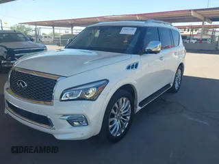 2016 Infiniti QX80 with VIN JN8AZ2NDXG9800865, listed as a IAAI auction lot 42827188 with 132,030 mi miles and . Bid and sale history available at DreamBid. Image 17.