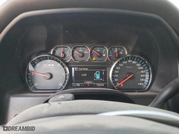 2015 Chevrolet Silverado 1500 LTZ with VIN 3GCUKSEJ8FG320597, listed as a Copart auction lot 75502344 with 149,844 mi miles and Salvage Title. Bid and sale history available at carsss.com. Image 9.