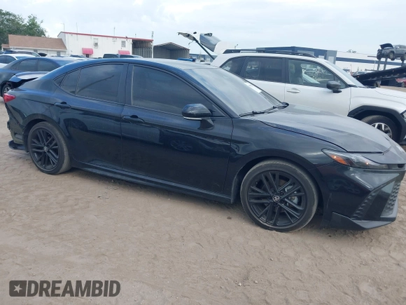 2025 Toyota Camry LE with VIN 4T1DAACK1SU007211, listed as a IAAI auction lot 41969139 with 25,770 mi miles and . Bid and sale history available at DreamBid. Image 1.