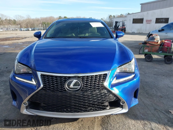 2015 Lexus RC 350 F Sport with VIN JTHHE5BC0F5008649, listed as a IAAI auction lot 41591221 with 119,794 mi miles and . Bid and sale history available at DreamBid. Image 12.