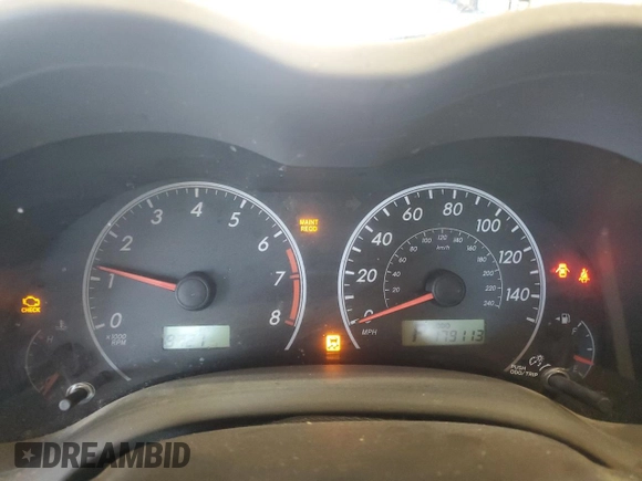 2010 Toyota Corolla with VIN 1NXBU4EE1AZ357430, listed as a Copart auction lot 64654795 with 179,113 mi miles and Salvage title. Bid and sale history available at DreamBid. Image 9.