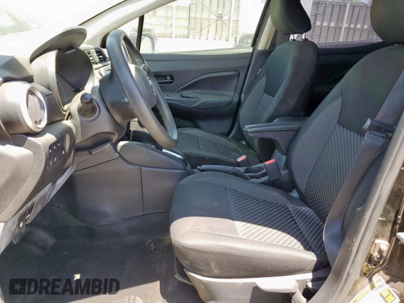2020 Nissan Versa S with VIN 3N1CN8DV0LL864401, listed as a Copart auction lot 59968525 with 56,578 mi miles and Salvage title. Bid and sale history available at DreamBid. Image 7.