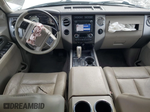2013 Ford Expedition Limited z VIN 1FMJU1K54DEF55738, wystawiony jako Copart lot #56930915 z przebiegiem 147 658 mil mil oraz Szkoda całkowita • Salvage title. Historia ofert i sprzedaży dostępna na DreamBid. Obrazek 8.