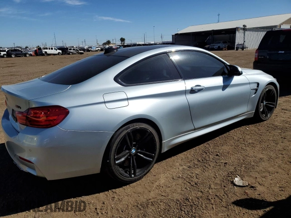 2017 BMW M4 with VIN WBS3R9C34HA014060, listed as a Copart auction lot 66207173 with 47,220 mi miles. Bid and sale history available at carsss.com. Image 3.