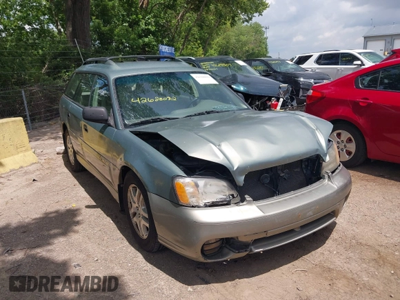 2003 Subaru Legacy Outback with VIN 4S3BH675237644651, listed as a IAAI auction lot 42628092 with 209,522 mi miles and . Bid and sale history available at DreamBid. Image 1.