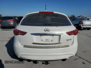 2015 Infiniti QX70 with VIN JN8CS1MU6FM381563, listed as a Copart auction lot 45113595 with 199,694 mi miles and Salvage title. Bid and sale history available at DreamBid. Image 6.