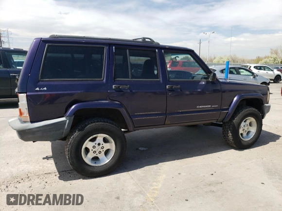 1999 Jeep Cherokee Sport z VIN 1J4FF68S8XL604061, wystawiony jako Copart lot #53175345 z przebiegiem 206 698 mil mil oraz Nie do naprawy • Non repairable. Historia ofert i sprzedaży dostępna na DreamBid. Obrazek 3.