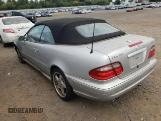 2002 Mercedes-Benz CLK 55 AMG with VIN WDBLK74G12T115679, listed as a Copart auction lot 71442244 with Not Provided miles and Salvage Title. Bid and sale history available at DreamBid. Image 2.