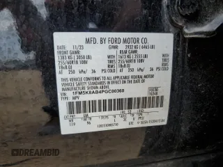 2023 Ford Police Interceptor Utility z VIN 1FM5K8AB4PGC00360, wystawiony jako Copart lot #56393505 z przebiegiem 28 905 mil mil oraz Szkoda całkowita • Salvage title. Historia ofert i sprzedaży dostępna na DreamBid. Obrazek 14.